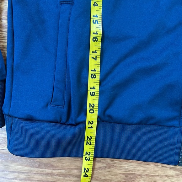 Sweaty Betty Retro Classic Track Jacket Blue with Red White Stripe Size Medium - Picture 5 of 11